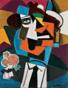 Poet in a Brown Hat, 1941, oil on canvas. Courtesy of Miriam L. Smith, Art Resource Group.