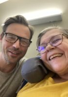 Matthew McBride and his mother